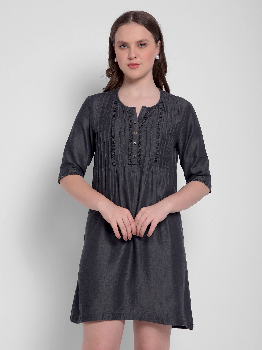 Numero Uno Women Grey Casual Dress